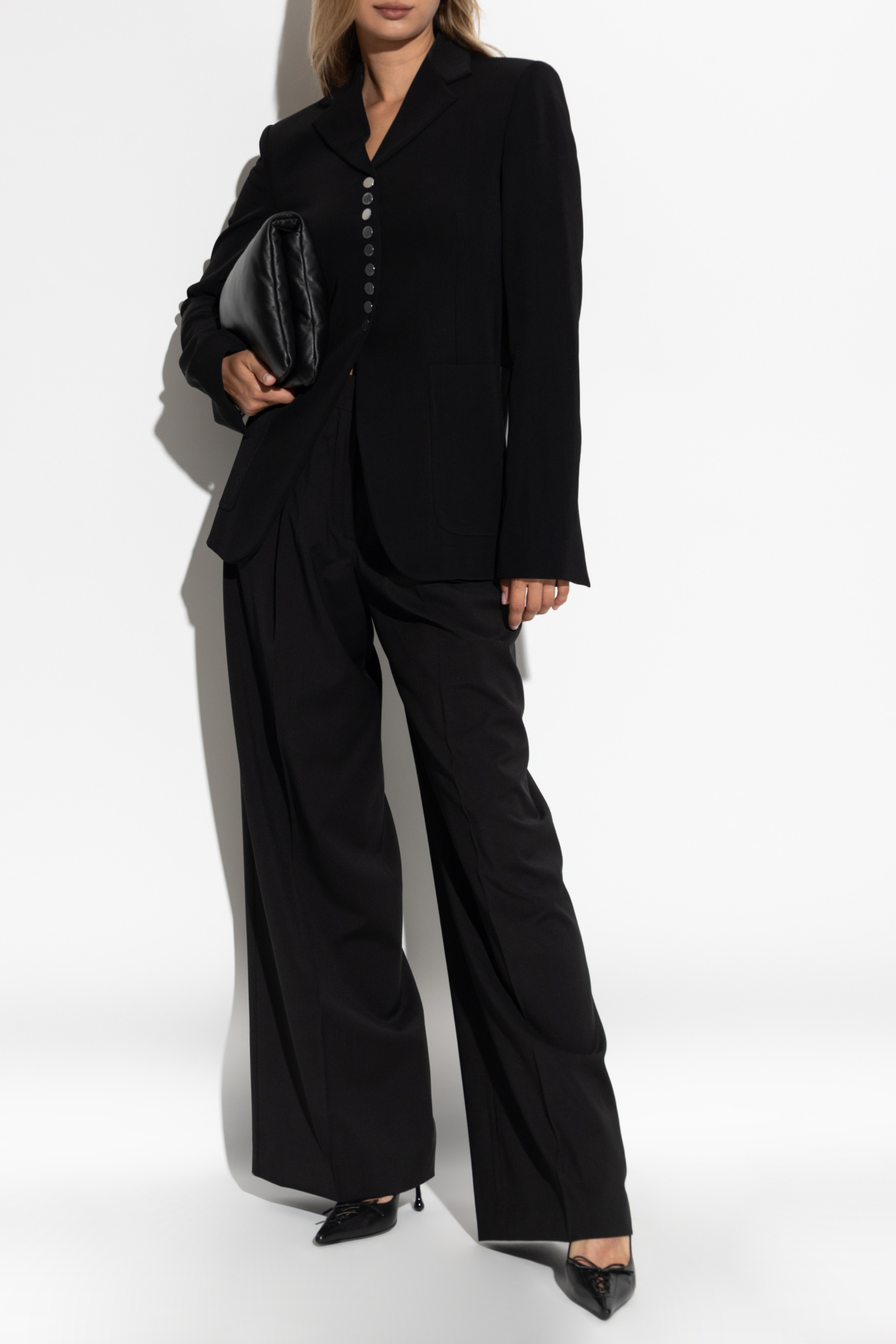 Black Single-breasted blazer 'Masque' Sportmax - Vitkac France